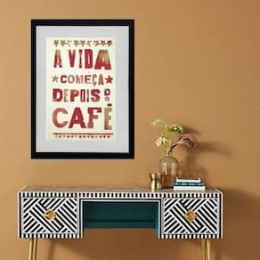 Quadro Vida Depois Do Café - 60X48Cm