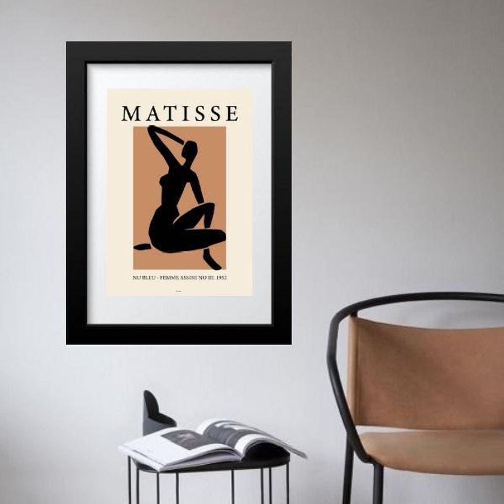 Quadro Matisse Nu Bleu - 60X48Cm
