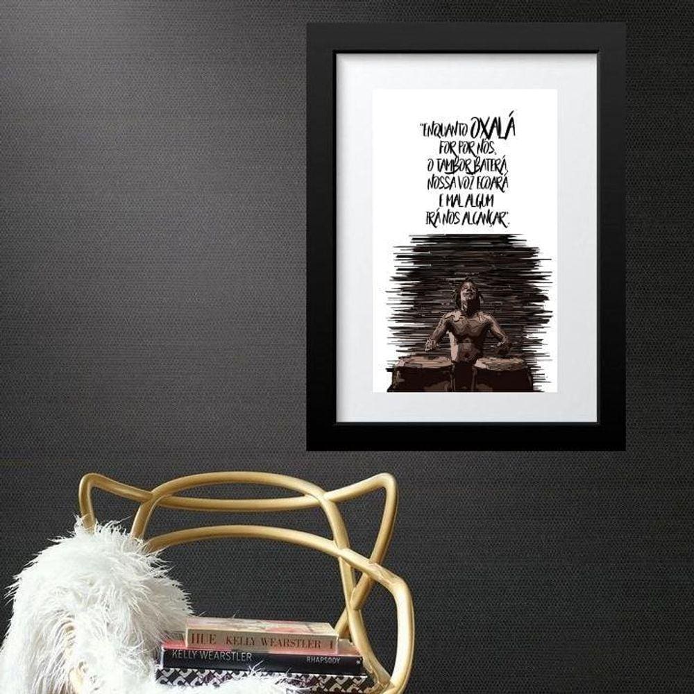 Quadro Oxalá É Por Nós - 60X48Cm