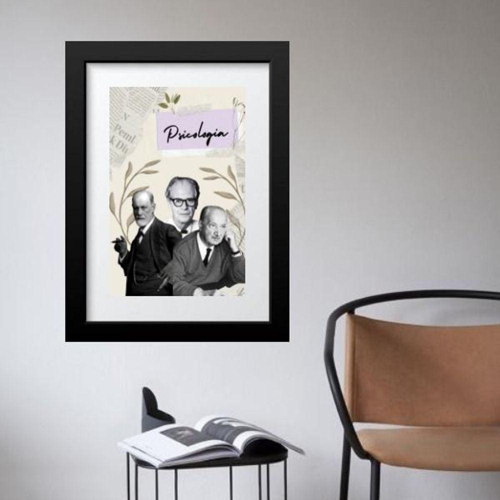 Quadro Psicologia Mestres - 60X48Cm