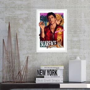 Quadro Poster Do Filme Scarface 33X24Cm - Com Vidro