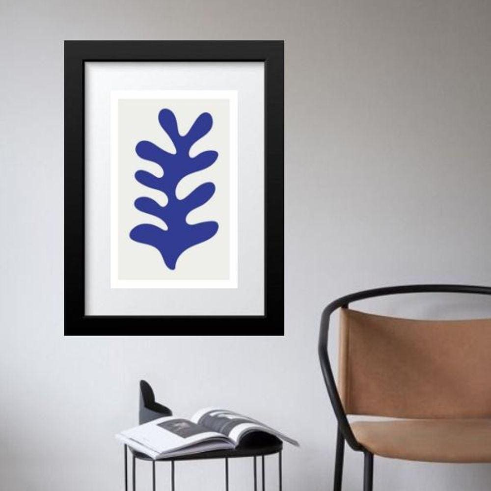 Quadro Matisse Blue Nudes Leaf - 60X48Cm