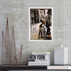 Quadro Poster Filme A Vida É Bela 33X24Cm