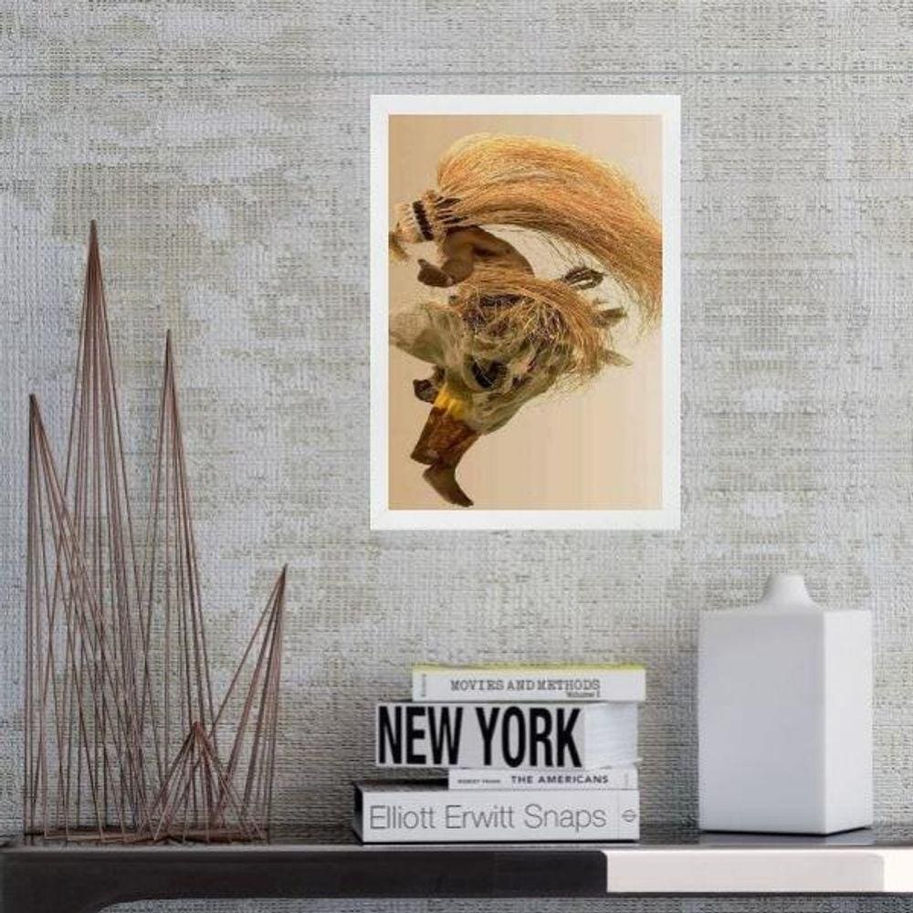 Quadro Fotografia Orixá Obaluaê 33X24Cm