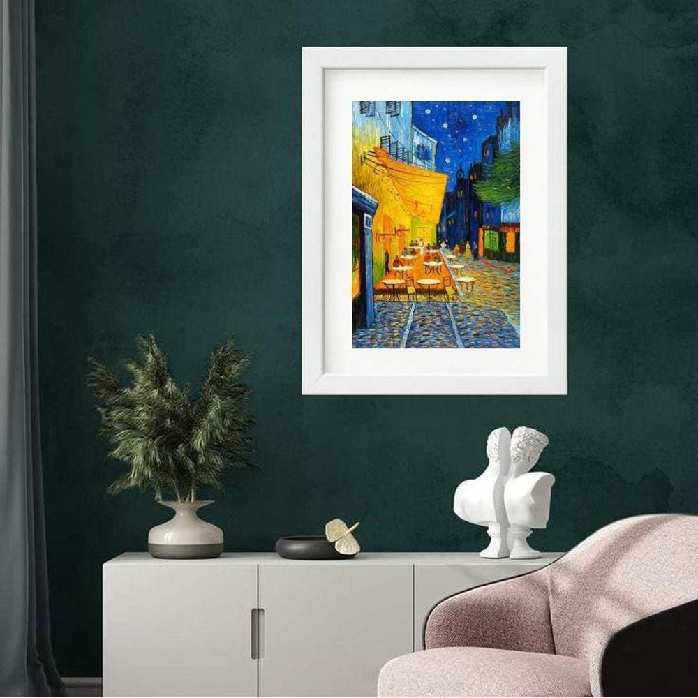 Quadro Van Gogh Terrace At Night - 60X48Cm