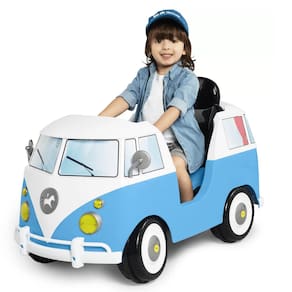Veiculo Carrinho De Passeio Kombina Azul Calesita Tateti