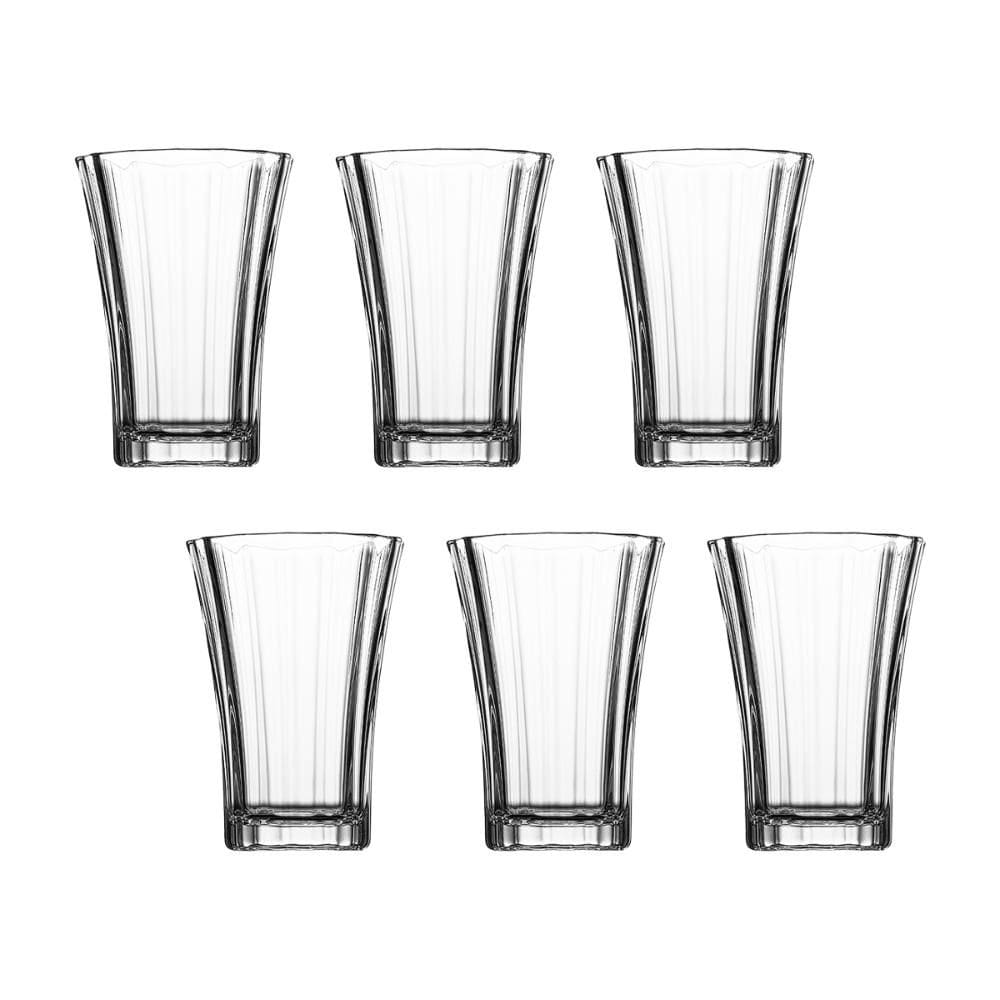 Copo De Vidro Pasabahçe Para Shot 110 ml Diamond 6 Peças