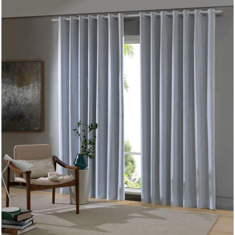 Corta Luz Tecido Comfort Vedação 100% 3,00x1,70m Branco - Bella Janela