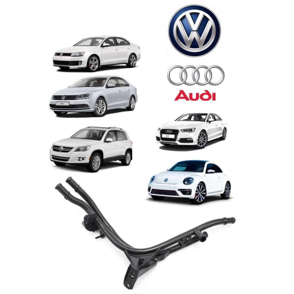 Tubo Refrigeração Motor Duplo Jetta Tiguan Golf 1K0121070B