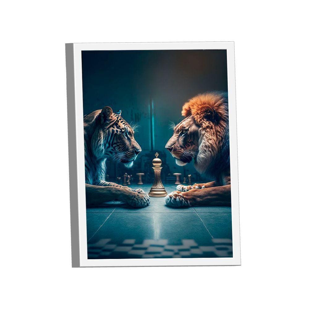 Quadro Lion X Tiger -- Br Artes