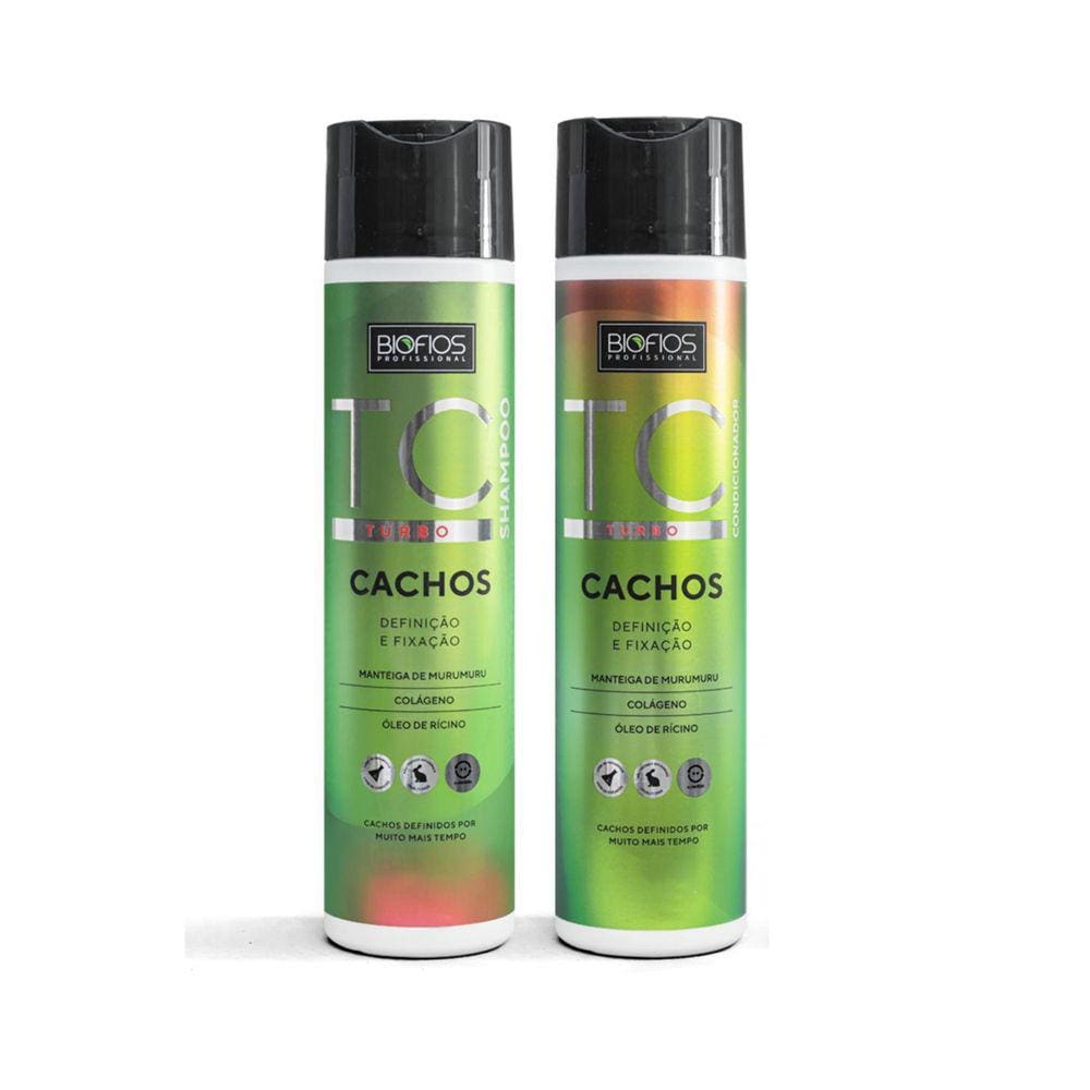 Kit Shampoo + Condicionador Turbo Cachos Ativador Biofios