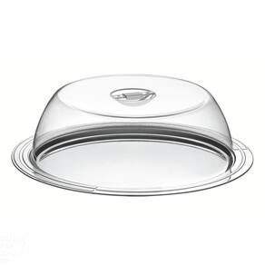 Porta Bolo Tramontina Ciclo Em Aço Inox Com Tampa 33 Cm Tramontina
