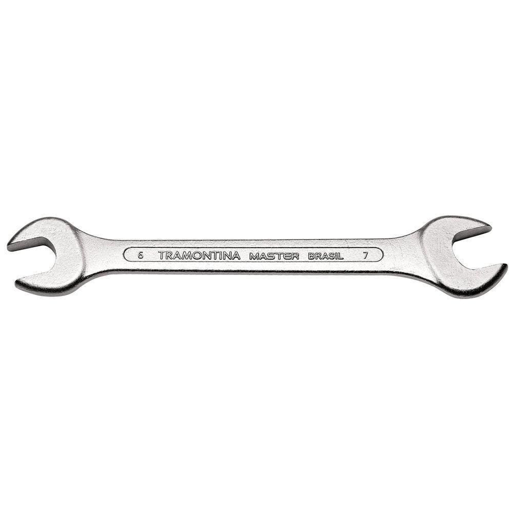 Chave Fixa 6x7 Mm Tramontina Com Corpo Em Aço Especial Cromado Tramontina