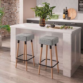 Kit 2 Banquetas Dubai Cor Cardan - Speciale Home Cardan