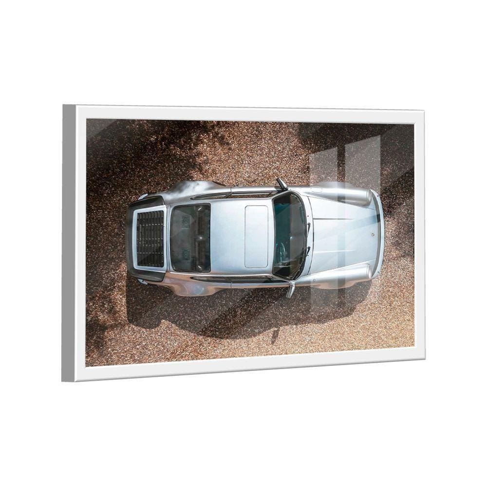 Quadro Porsche 911 Prata Br Artes