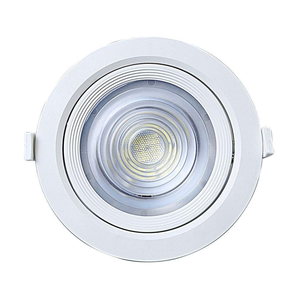 Kit 3 Spot De Led Embutir Alltop Par30 Redondo 10w Bivolt Taschibra 6500k Luz Fria