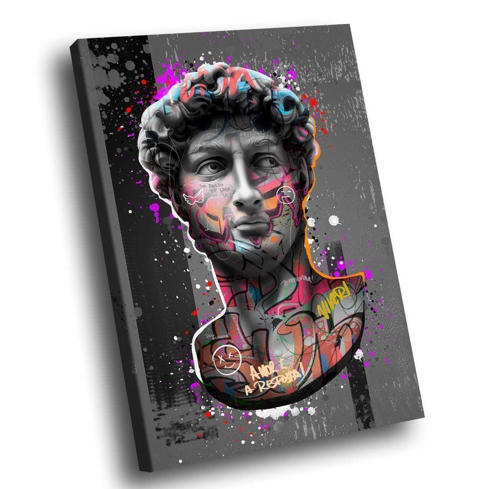 Quadro David Grafite -- Br Artes