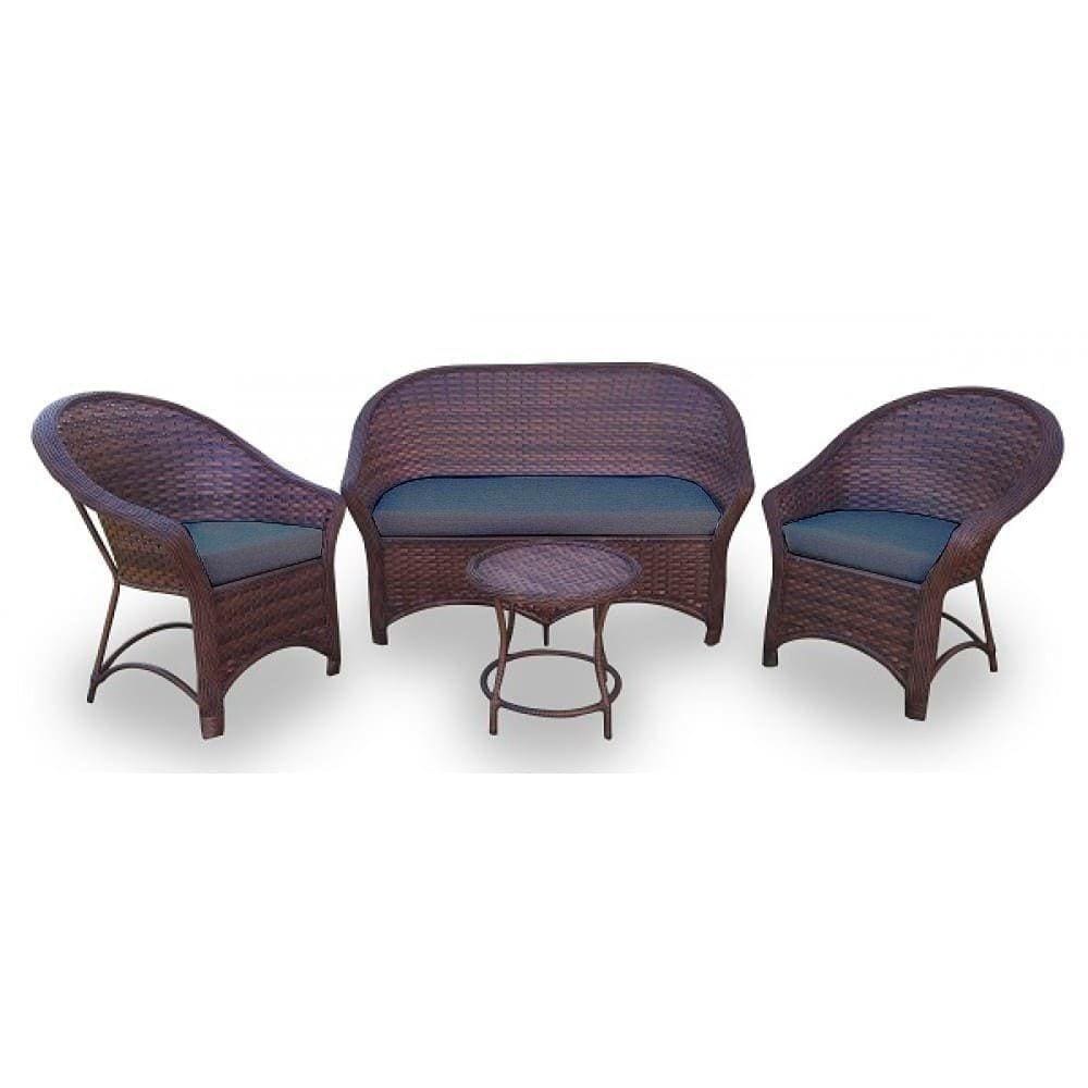Conjunto De Sofá 1 Sofá 2L + 2 Poltronas + 1 Mesa Centro