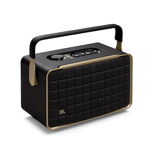 imagem-Caixa de som JBL Authentics 300 Retrô Woofer 5.25” Reprodução WI-FI Integrado C/ Assistentes de Voz Simultâneos Bluetooth  