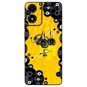 Capa Adesivo Skin354 Verso Para Motorola Moto G04