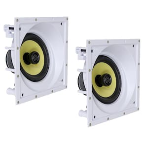 Par Alto Falantes Arandela Angulada Quadrada JBL CIPLUS6SA 160w 8 Ohms Branca