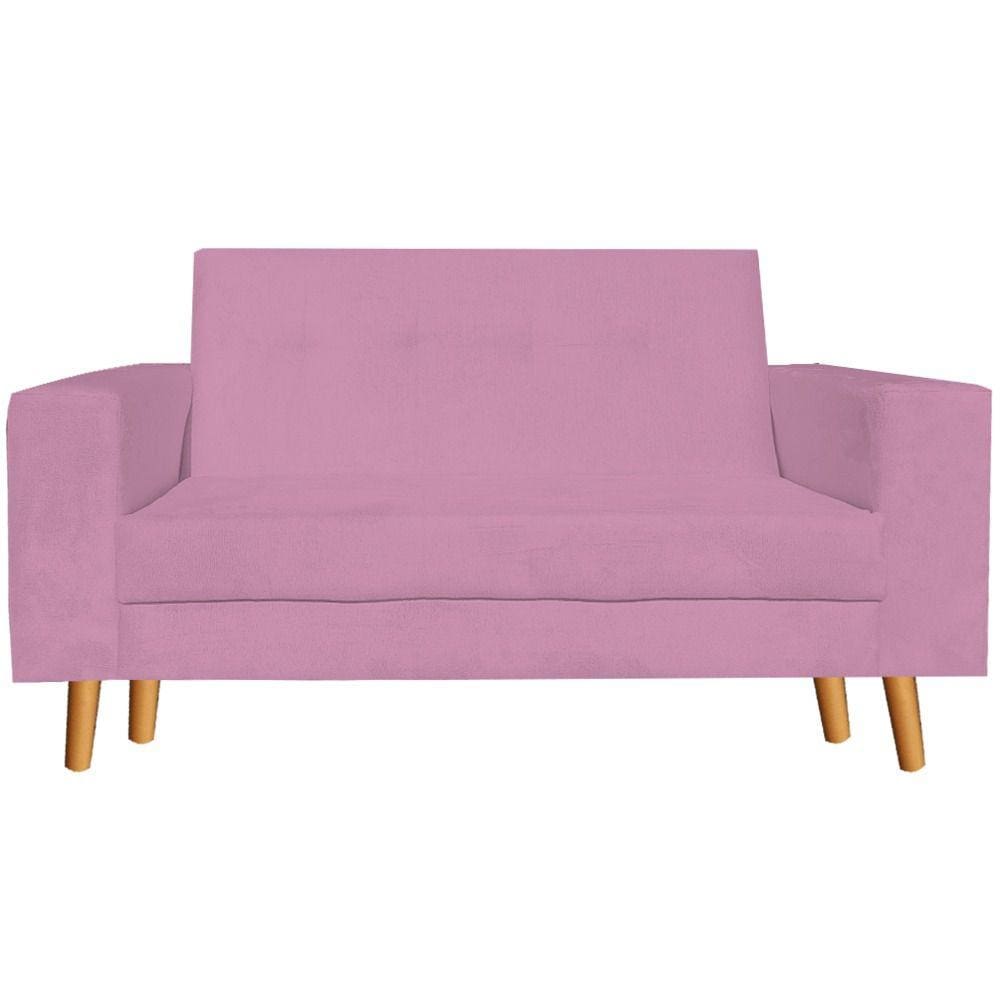 Namoradeira Decorativa Turquia Suede Rosa