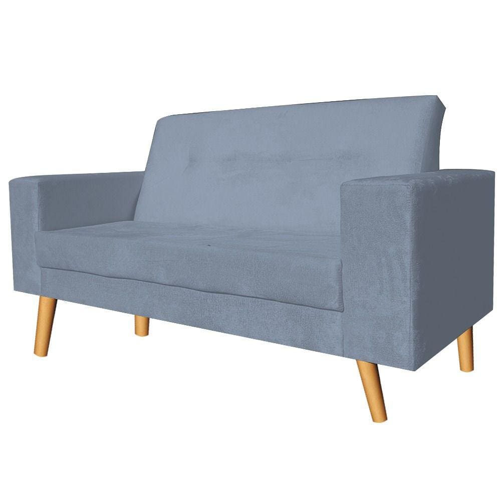 Namoradeira Decorativa Turquia Suede Cinza