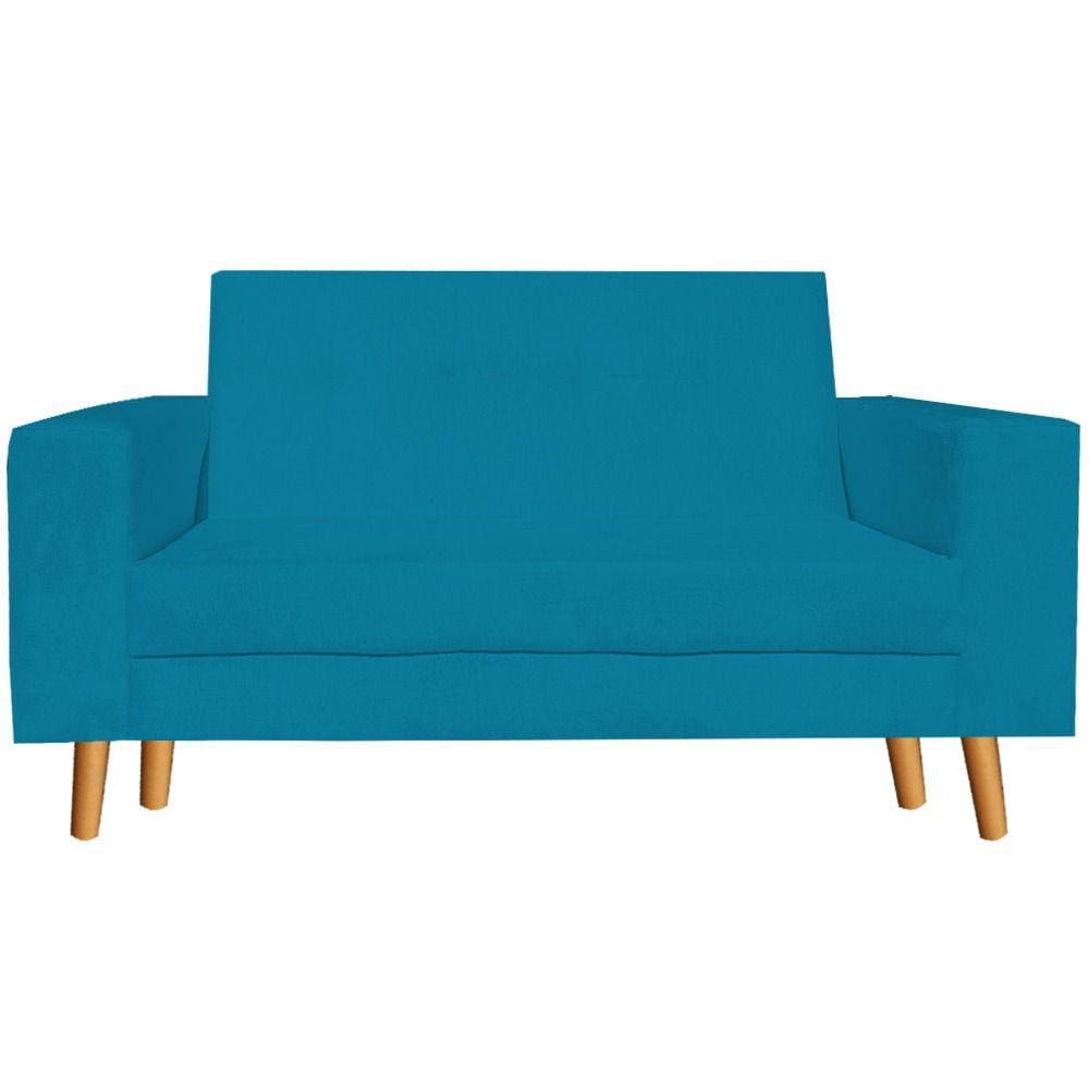 Namoradeira Decorativa Turquia Suede Turquesa