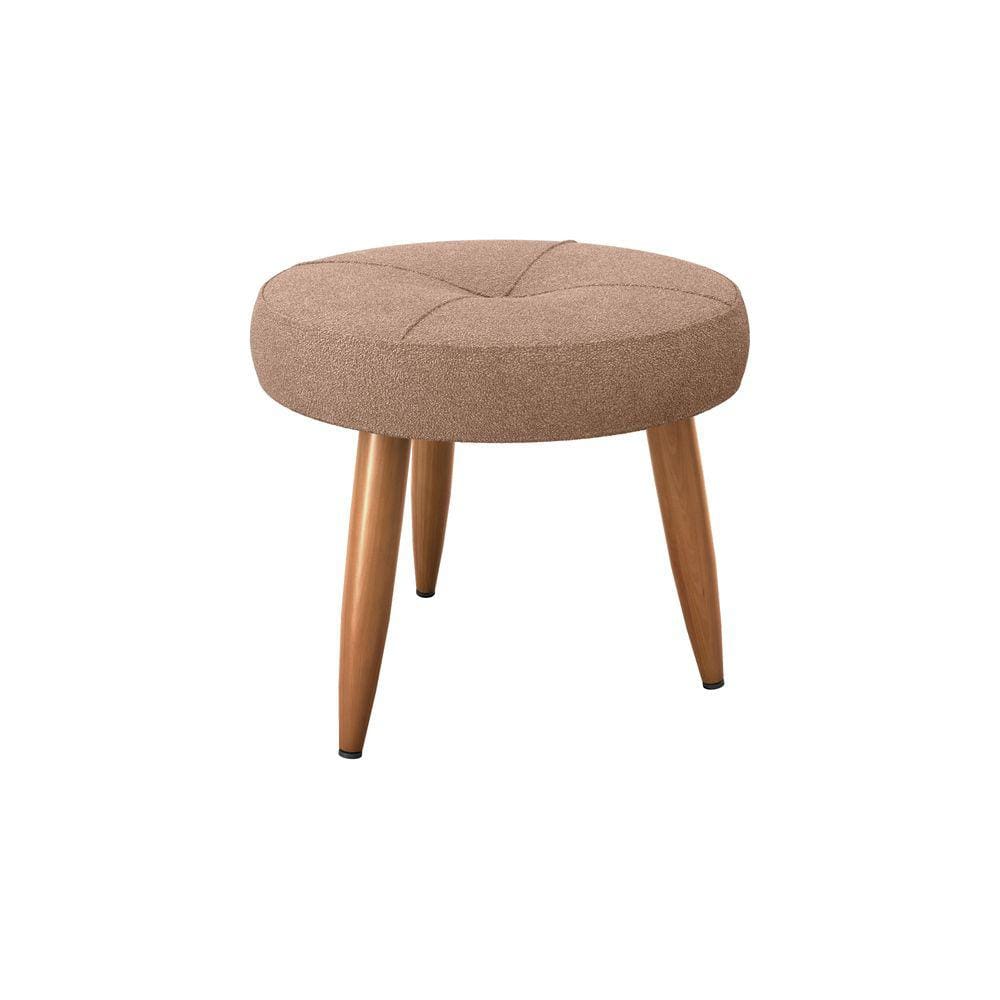 Puff Decorativo Havana Boucle Marrom F498 - Matrix