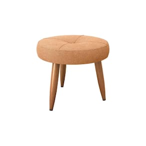 Puff Decorativo Havana Boucle Mostarda F493 - Matrix