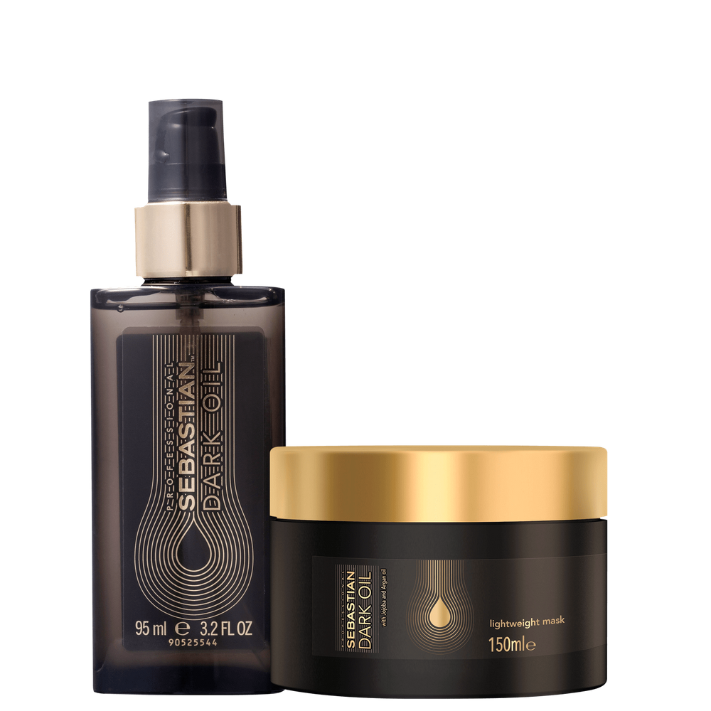 Kit Sebastian Professional Dark Oil Intenso - Óleo Capilar 95ml + Máscara Capilar 150ml