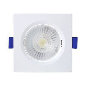 Spot De Led Embutir Slim Mr16 Quadrado 6w Bivolt Blumenau 6500k Luz Fria