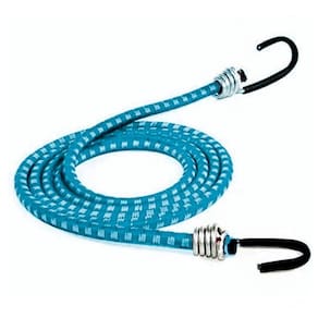 Extensor Corda Elástica Azul Bagageiro Moto 1 Metro