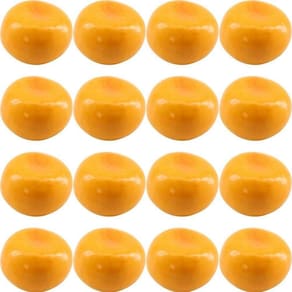 Kit Mini Frutas Artificiais Laranjas 24 Unidades Isopor