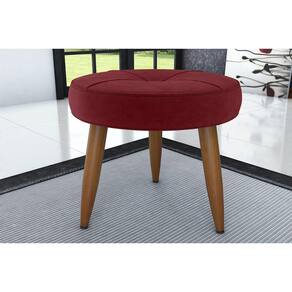 Puff Decorativo Havana Veludo Vinho E432 - Matrix