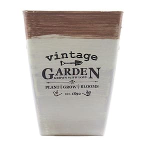 Mini Vaso De Planta Cachepot Estampado Decorado 16cm