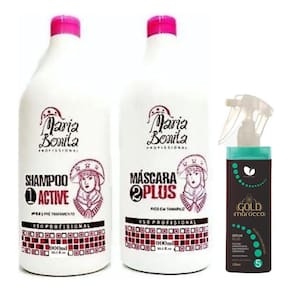 Kit Maria Bonita Progressiva Profissional Alisamento