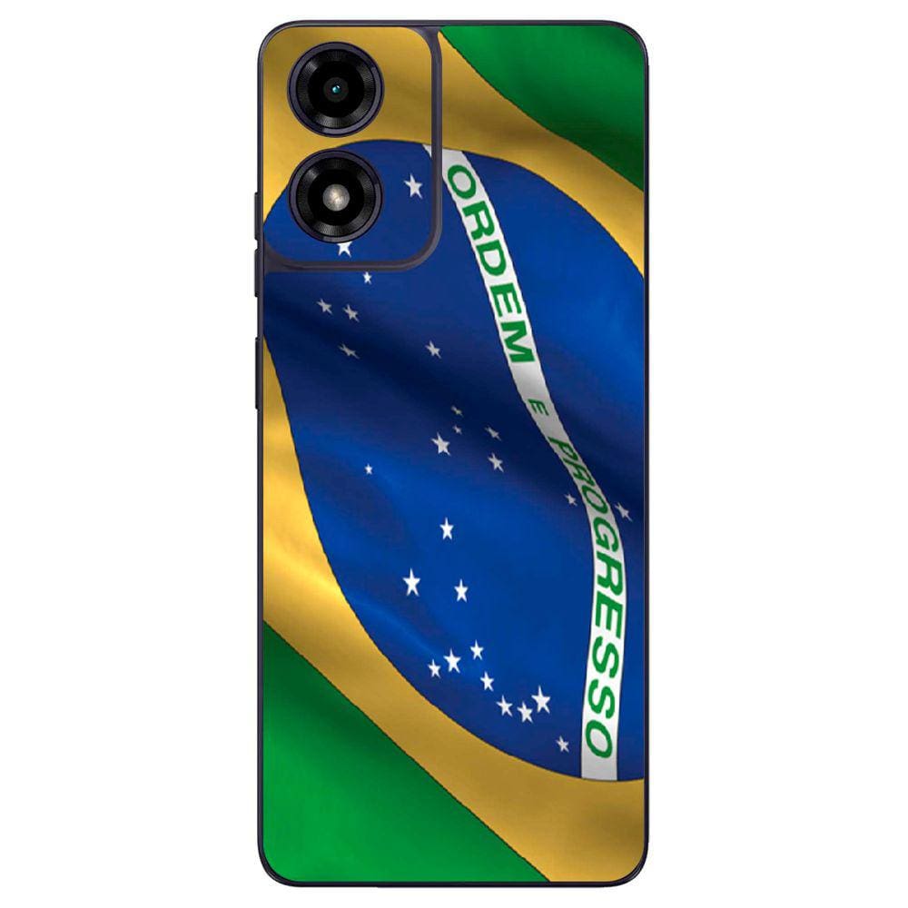 Capa Adesivo Skin628 Verso Para Motorola Moto G04