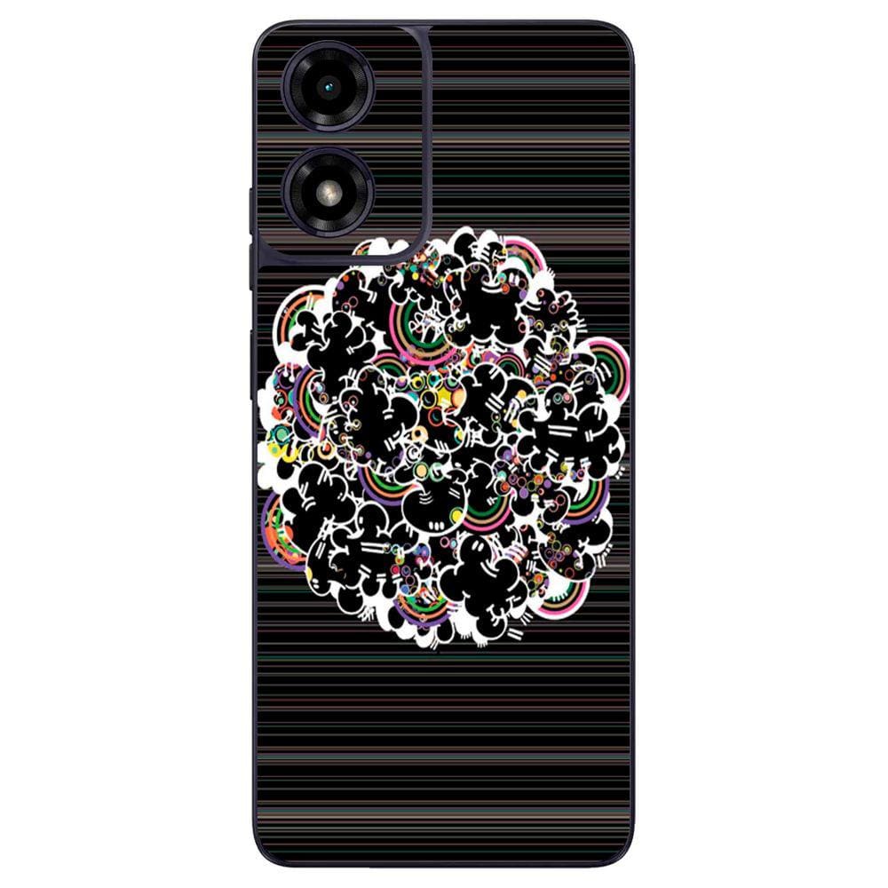 Capa Adesivo Skin110 Verso Para Motorola Moto G04