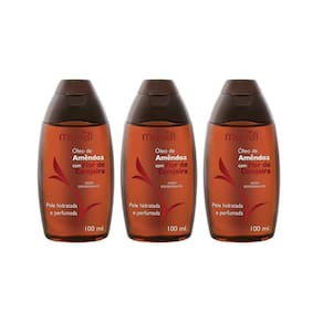 Oleo Corporal Muriel 100Ml Amendoas Com Cerejeira- Kit C/3Un