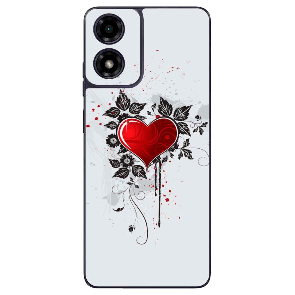 Capa Adesivo Skin364 Verso Para Motorola Moto G04