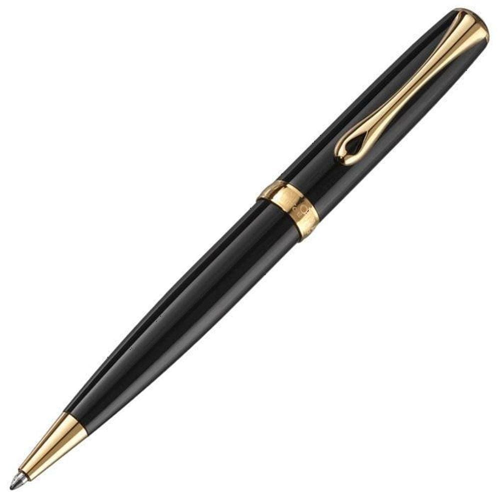 Caneta Esferográfica Diplomat Excellence A2 Black Lacquer Gt
