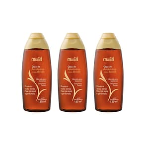 Oleo Corporal Muriel 150Ml Amendoas Com Avela - Kit Com 3Un