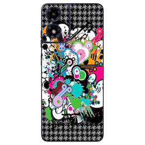Capa Adesivo Skin022 Verso Para Motorola Moto G04