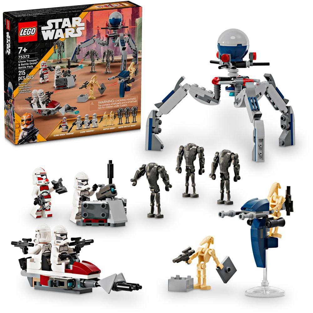 Lego Star Wars Pack Soldado Clone e Droide 75372 215pcs