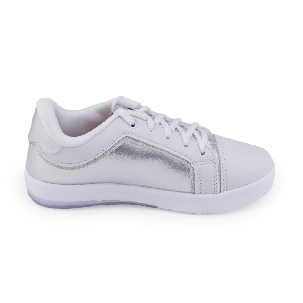 Tênis mna Kidy Hype 184.0087 cadarço brilho