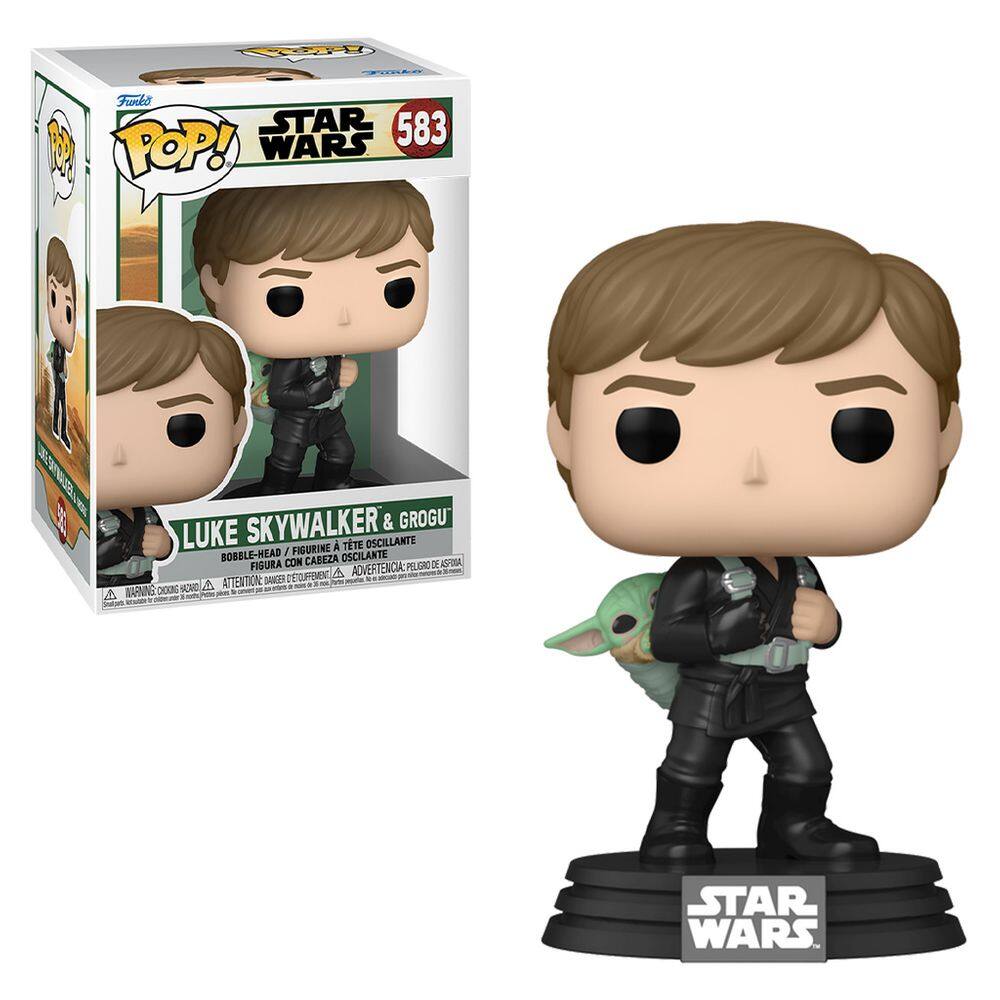 Funko Pop Star Wars Boba Fett Luke Skywalker W/Grogu #583