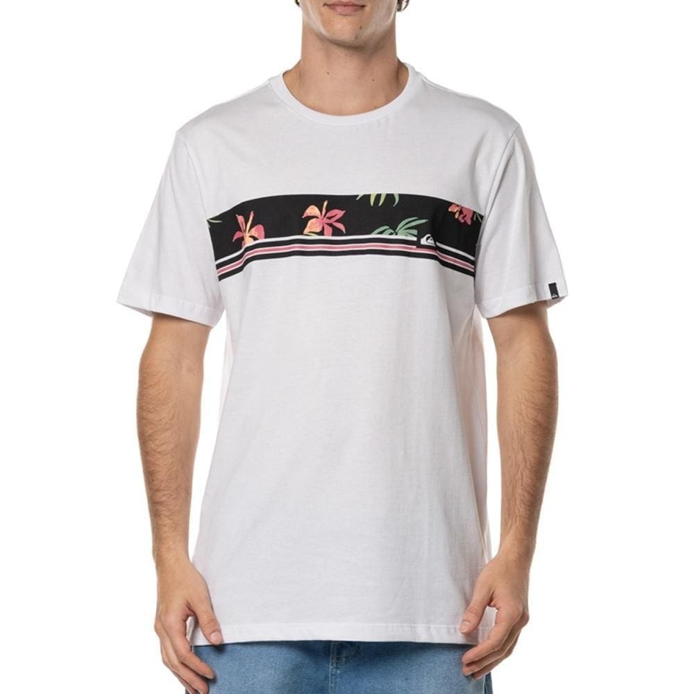 Camiseta Quiksilver Jam It WT24 Masculina Branco
