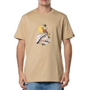 Camiseta Quiksilver Neverending Surf WT24 Masculina Areia
