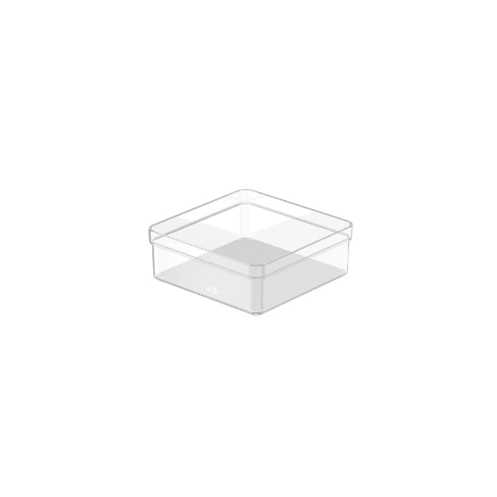 Organizador De Gavetas Clear 15x15x5,6cm Natural - Ou